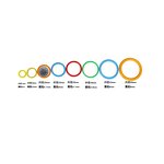 Binder Rings Factory - Wholesale Double-Clip Plastic Loose Leaf