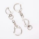 Keychain Rings Factory - Spring Snap C Hook Metal Split Parts