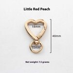 Keychain Factory - Hot Selling Heart Coil Spring Rotating Bag