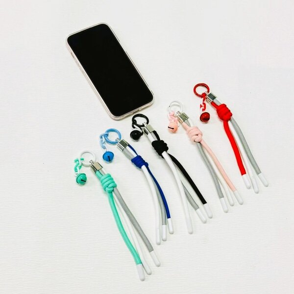 Lanyard Factory - Handmade Braided Polyester with Cute Bell Keychain
