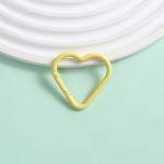 Pendant Factory - Alloy Open Ring with Big Love Spring for Buckle