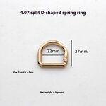 D Ring Factory - Spring Hook Zinc Alloy Bag Hanger 16mm-32mm