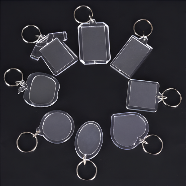 Keychain Factory - Custom Acrylic Photo Picture Frame Keyring Gift