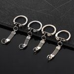 Buckle Factory - 21.8x63.5mm Metal Round with Belt Key Ring