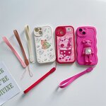 Wrist Strap Factory - PU Leather Litchi Texture Short Hand Rope