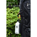 Carabiner Factory - Aluminum Alloy Heavy Duty D-Shape -20kg Capacity