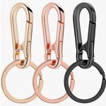 Keychain Factory - Vintage Style Carabiner Custom Shape Gold-Plated