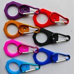Carabiner Holder Factory - Outdoor Metal Keychain Silicone Bottle Clip