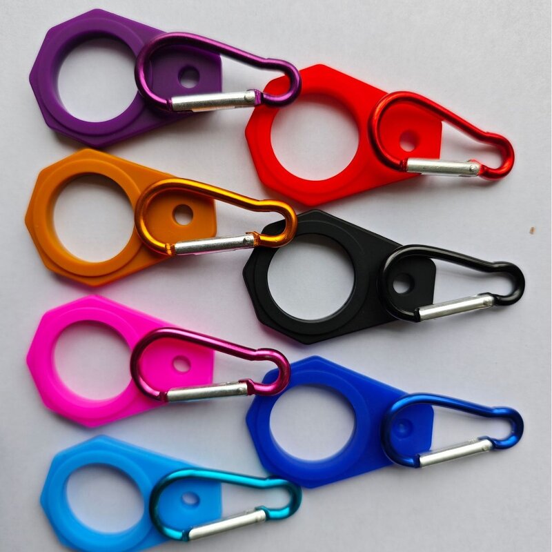 Carabiner Holder Factory - Outdoor Metal Keychain Silicone Bottle Clip