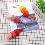 Keychain Factory - Bohemian Handmade 3 Layer Cotton Tassel Bag Charm