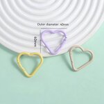 Pendant Factory - Alloy Open Ring with Big Love Spring for Buckle