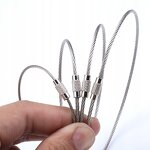 Key Ring Factory - Stainless Steel Wire Cable for ID Luggage Tags