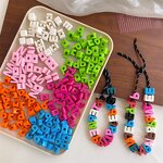 Beads Factory - Acrylic Alphabet 3d Letter Beads DIY Jewelry Making
