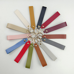 Keychain Factory - Custom Logo Blank PU Leather Strap Key Fob