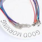 Necklace Factory - Handmade Korean Black Wax Rope with Lobster Clasp