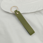 Keychain Factory - Custom Logo Blank PU Leather Strap Key Fob