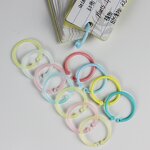 Binder Rings Factory - Wholesale Macaron Color Loose-Leaf Snap Lock
