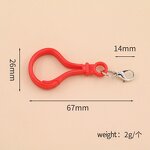 Lobster Claw Factory - Mixed Candy Colors Plastic Hook Clip DIY