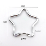 Carabiner Clip Factory - Multi-Color Lightweight Star Spring Gate