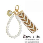 Bag Charms Factory - Vintage Alloy Shell Pearls Hanging Chain