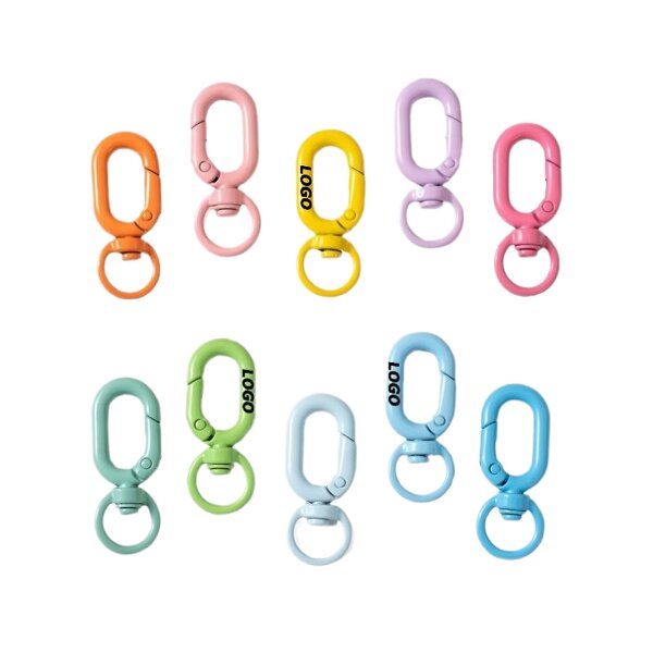 Snap Hook Factory - Custom Colorful U-Shape Spring Keychain Alloy