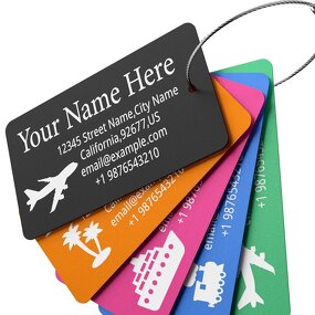 Luggage Tag Factory - Factory Customized Sublimation Metal Blank