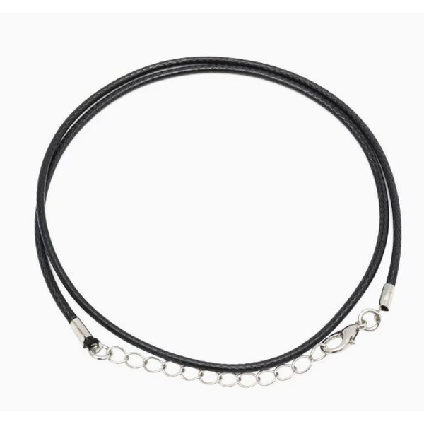 Necklace Factory - 2mm Korean Wax Cord Leather with Lobster Clasp
