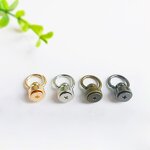 Studs Factory - Metal Ball Post with O Ring Screw Back Rivets