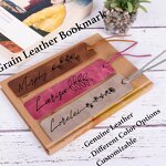 Bookmark Factory - Custom Logo PU Leather Tassels Promotional Gift