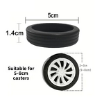Luggage Wheel Covers Factory - Silicone Noise Reducing Caster Shoes