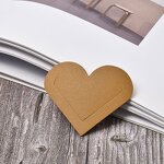 Bookmark Factory - Custom Logo Eco-Friendly Embossed Heart Shape