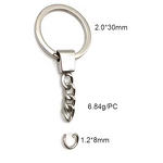 Keychain Factory - Hot Sell Zinc Alloy Vintage Square Block Link