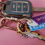 Carabiner Factory - Custom Splatter Painted Enamel Oval Screw Clasp