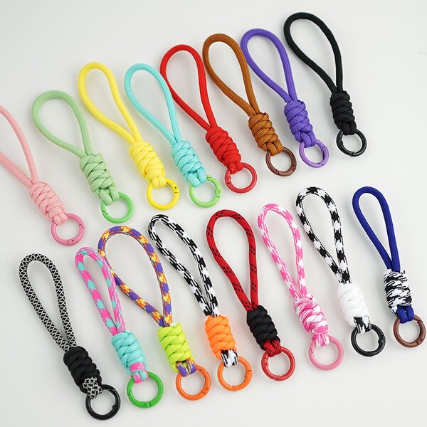 Keychain Factory - Handmade Simple Braided Rope Mobile Phone Pendant
