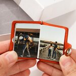 Keychain Factory - Couple Creative Folding Photo Mini Leather Album