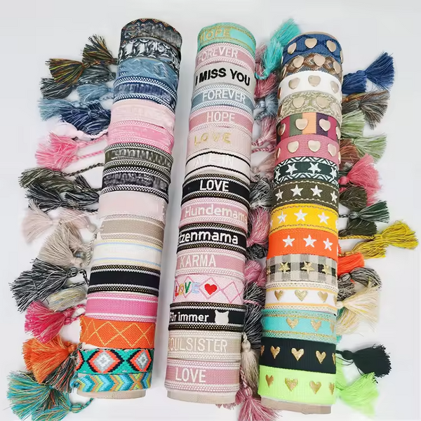 Friendship Bracelets Factory - Hot Selling Ethnic Customized Letters