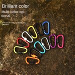 Carabiner Factory - Aluminum Alloy Heavy Duty D-Shape -20kg Capacity