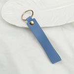 Keychain Factory - Custom Logo Blank PU Leather Strap Key Fob