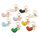 Keychain Factory - Simple Eco-Friendly Leather Heart Car Accessory