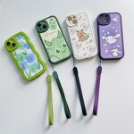 Wrist Strap Factory - PU Leather Litchi Texture Short Hand Rope