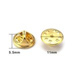 Clutch Pin Backs Factory - Metal Butterfly with Blank Pins Needles