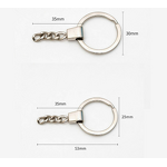 Keychain Factory - Hot Sell Zinc Alloy Vintage Square Block Link