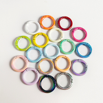 Clasp Factory - UV Electroplated Colorful Round Spring AB Color