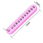 Keychain Factory - DIY Anti-lost Phone Number Plate Silicone Tag