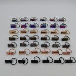 Key Fob Hardware Factory - 25mm Wristlet Clamp Split Ring DIY