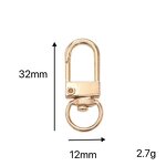 Snap Hook Factory - Wholesale Zinc Alloy D-Ring for DIY Crafts