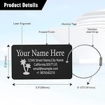 Luggage Tag Factory - Factory Customized Sublimation Metal Blank