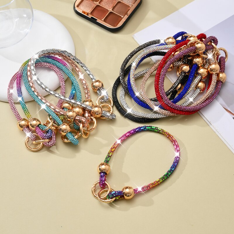 Lanyard Factory - Glitter Rhinestone Rope Charm Mobile Anti-Lost