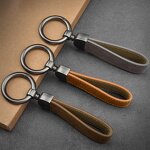 Key Chain Factory - Custom Logo Solid Color Leather Car Key Holder