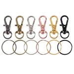 Keychain Factory - 32mm Dog Clip Stainless Steel OEM Custom Logo